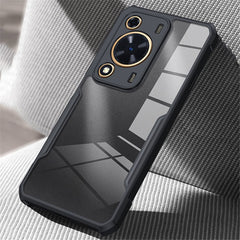 Coque XUNDD pour Huawei Enjoy 70 4G / Nova Y72 4G, coque arrière transparente anti-rayures en TPU et acrylique 