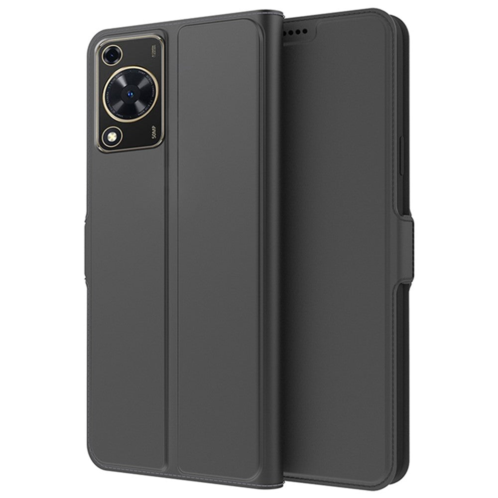 Étui en cuir PU avec porte-cartes et support de visualisation pour Huawei Nova Y72 4G / Enjoy 70 