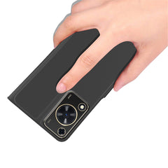 For Huawei nova Y72 4G / Enjoy 70 Case Card Holder Viewing Stand PU Leather Phone Cover