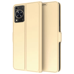 For Huawei nova Y72 4G / Enjoy 70 Case Card Holder Viewing Stand PU Leather Phone Cover