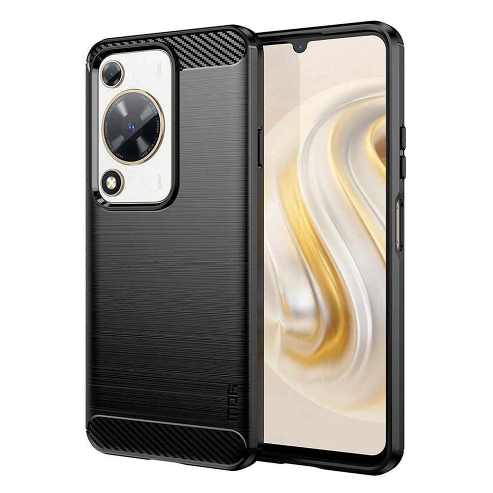 Coque MOFI JK TPU série 1 pour Huawei Nova Y72 4G / Enjoy 70, texture fibre de carbone 