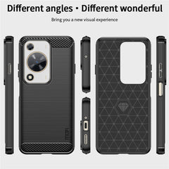 MOFI JK TPU Series-1 For Huawei nova Y72 4G / Enjoy 70 Phone Case TPU Carbon Fiber Texture Cover