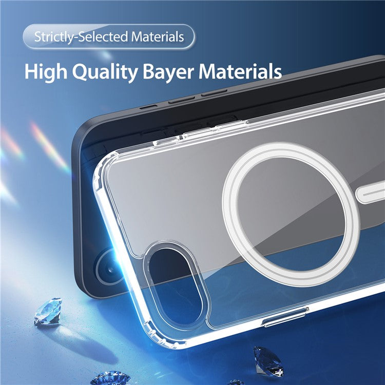 DUX DUCIS Clin Series Phone Case for iPhone 16e Clear Case Compatible with MagSafe PC + TPU Phone Cover - TechGearPal