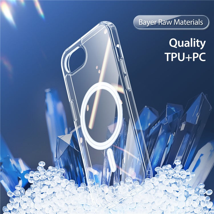 DUX DUCIS Clin Series Phone Case for iPhone 16e Clear Case Compatible with MagSafe PC + TPU Phone Cover - TechGearPal