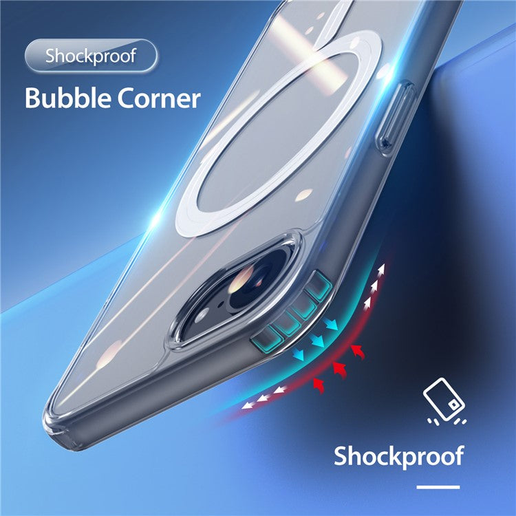 DUX DUCIS Clin Series Phone Case for iPhone 16e Clear Case Compatible with MagSafe PC + TPU Phone Cover - TechGearPal