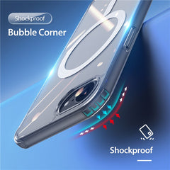 DUX DUCIS Clin Series Phone Case for iPhone 16e Clear Case Compatible with MagSafe PC + TPU Phone Cover - TechGearPal
