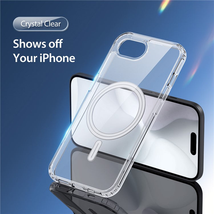 DUX DUCIS Clin Series Phone Case for iPhone 16e Clear Case Compatible with MagSafe PC + TPU Phone Cover - TechGearPal