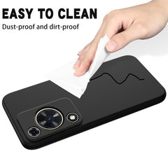Coque de téléphone Huawei Nova Y72 4G / Enjoy 70 en silicone liquide anti-rayures avec dragonne 