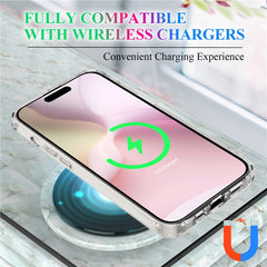For iPhone 16e Clear Case Compatible with MagSafe TPU + Acrylic Phone Cover - TechGearPal