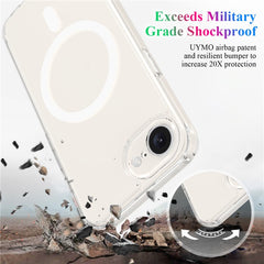 For iPhone 16e Clear Case Compatible with MagSafe TPU + Acrylic Phone Cover - TechGearPal