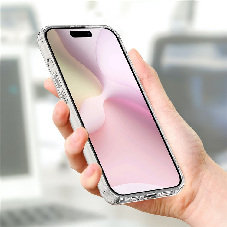 For iPhone 16e Clear Case Compatible with MagSafe TPU + Acrylic Phone Cover - TechGearPal