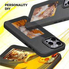 For iPhone 15 Pro Max Phone Case with E Ink Display 4-Color NFC DIY Phone Cove - TechGearPal