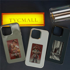 E Ink Phone Case for iPhone 13  / 14 Smart NFC Phone Case Photo, Black / White / Red / Yellow 4-Colo - TechGearPal