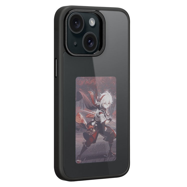E Ink Phone Case for iPhone 13  / 14 Smart NFC Phone Case Photo, Black / White / Red / Yellow 4-Colo - TechGearPal