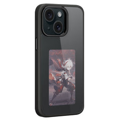 E Ink Phone Case for iPhone 13  / 14 Smart NFC Phone Case Photo, Black / White / Red / Yellow 4-Colo - TechGearPal