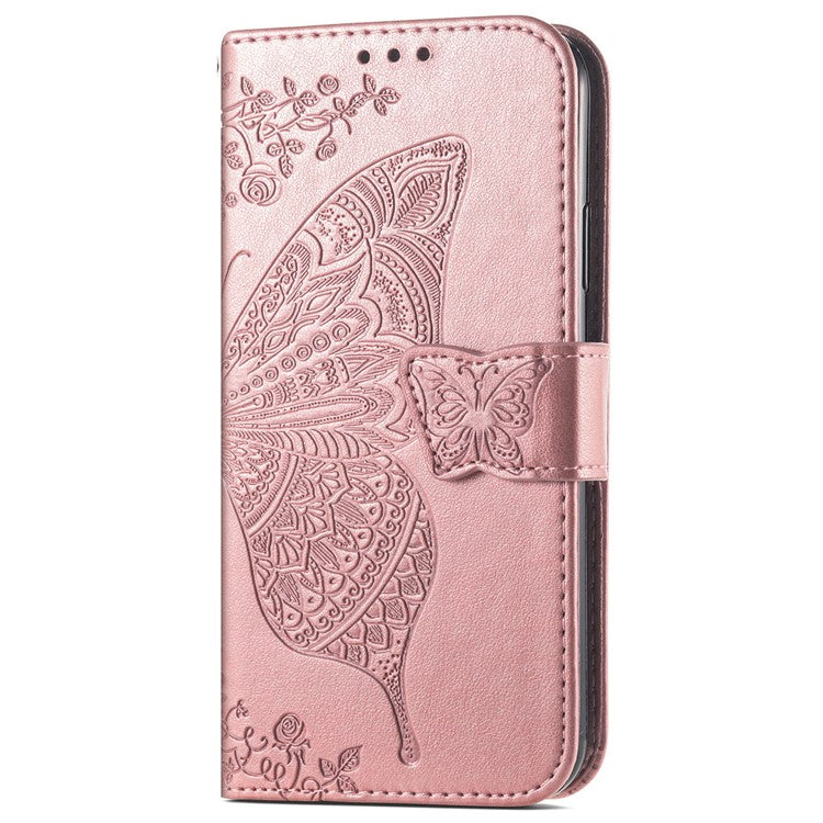 For Huawei Pura 70 Case Card Holders Butterfly Pattern PU Leather Phone Cove - TechGearPal