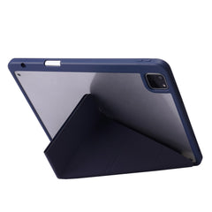 For iPad Air 13 (2025) / (2024) / Pro 12.9 (2022) (2021) (2020) Case PU Leather+TPU+Acrylic Smart Tablet Cover with Origami Stand