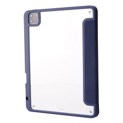 For iPad Air 13 (2025) / (2024) / Pro 12.9 (2022) (2021) (2020) Case PU Leather+TPU+Acrylic Smart Tablet Cover with Origami Stand