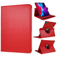 For iPad Pro 11 (2024) Case Rotating Stand PU Leather Protective Cover