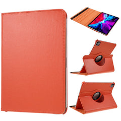 For iPad Pro 11 (2024) Case Rotating Stand PU Leather Protective Cover