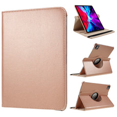 For iPad Pro 11 (2024) Case Rotating Stand PU Leather Protective Cover