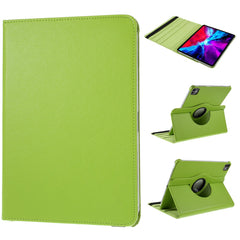 For iPad Pro 11 (2024) Case Rotating Stand PU Leather Protective Cover