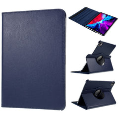 For iPad Pro 11 (2024) Case Rotating Stand PU Leather Protective Cover