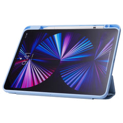 For iPad Pro 11 (2024) Case Origami Stand Leather Smart Cover with Pen Holder