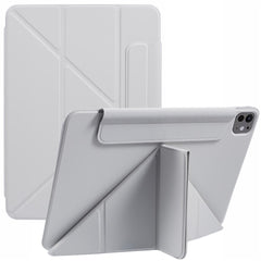 For iPad Pro 11 (2024) Tablet Cover Magnetic PU Leather Protective Case with Stand