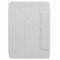 For iPad Pro 11 (2024) Tablet Cover Magnetic PU Leather Protective Case with Stand