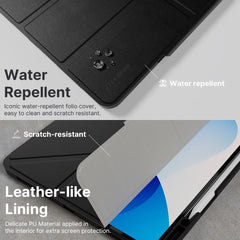 JTLEGEND For iPad Air 13 (2025) / (2024) / Pro 12.9 (2020) / (2021) / (2022) Case Origami Stand PU Leather Tablet Cover