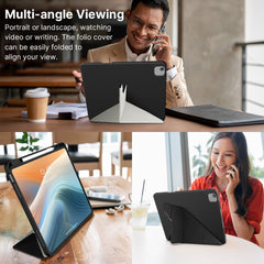 JTLEGEND For iPad Air 13 (2025) / (2024) / Pro 12.9 (2020) / (2021) / (2022) Case Origami Stand PU Leather Tablet Cover