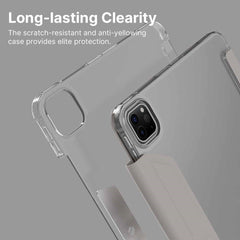 JTLEGEND For iPad Pro 11 (2024) Case Scratch-Proof Stand PU Leather Tablet Cover with Pencil Holder