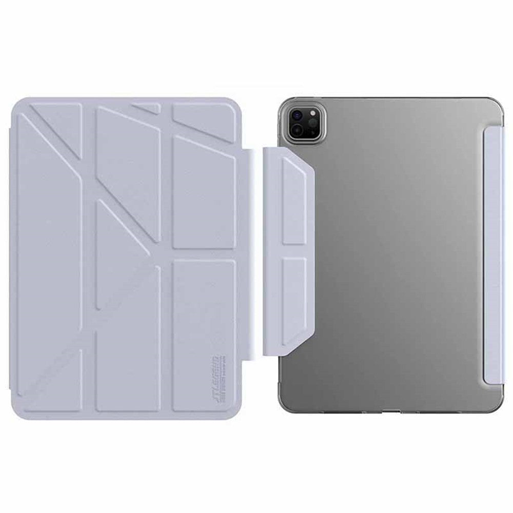 JTLEGEND For iPad Pro 11 (2024) Case Scratch-Proof Stand PU Leather Tablet Cover with Pencil Holder
