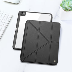 DUX DUCIS Magi Series for iPad Pro 11 (2024) Case Origami Stand PU Leather Smart Cover Detachable
