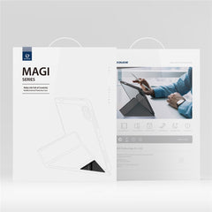 DUX DUCIS Magi Series for iPad Pro 11 (2024) Case Origami Stand PU Leather Smart Cover Detachable