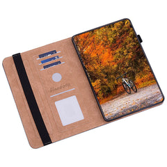 For iPad Air 13 (2025) / (2024) / Pro 12.9 (2020) / (2021) / (2022) Case Pattern PU Leather Stand Cover with Cards Slots