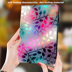 For iPad Air 13 (2025) / (2024) / Pro 12.9 (2020) / (2021) / (2022) Case Pattern PU Leather Stand Cover with Cards Slots