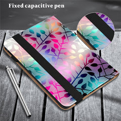 For iPad Air 13 (2025) / (2024) / Pro 12.9 (2020) / (2021) / (2022) Case Pattern PU Leather Stand Cover with Cards Slots