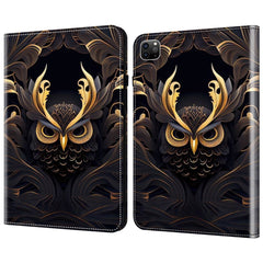 For iPad Air 13 (2025) / (2024) / Pro 12.9 (2020) / (2021) / (2022) Case Pattern PU Leather Stand Cover with Cards Slots
