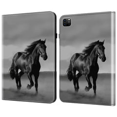 For iPad Air 13 (2025) / (2024) / Pro 12.9 (2020) / (2021) / (2022) Case Pattern PU Leather Stand Cover with Cards Slots