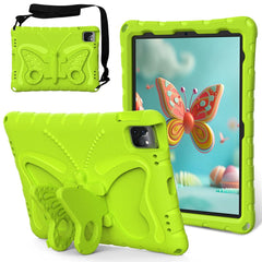 For iPad Pro 12.9-inch (2018) / (2020) / (2021) / (2022) / Air 13 (2025) / (2024) / Pro 13 (2024) Butterfly Kickstand EVA Case with Strap