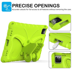 For iPad Pro 12.9-inch (2018) / (2020) / (2021) / (2022) / Air 13 (2025) / (2024) / Pro 13 (2024) Butterfly Kickstand EVA Case with Strap