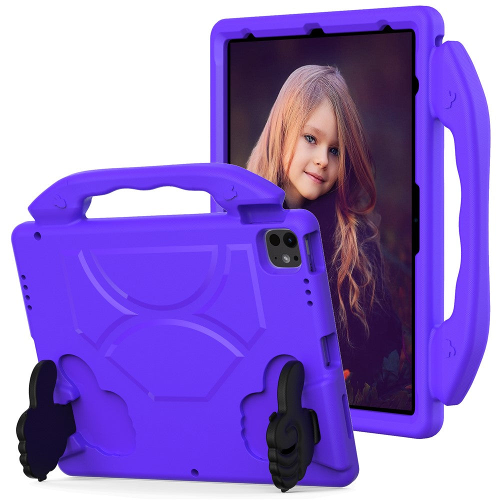 For iPad Pro 12.9-inch (2018) / (2020) / (2021) / (2022) / Air 13 (2025) / (2024) / Pro 13 (2024) Tablet EVA Case with Thumb Kickstand