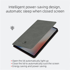 ANNYOJO For iPad Pro 11 (2024) Stand Case Anti-Shock PU Leather Tablet Cover