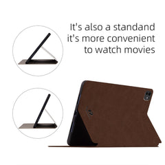 ANNYOJO For iPad Pro 11 (2024) Stand Case Anti-Shock PU Leather Tablet Cover