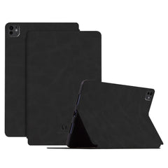 ANNYOJO For iPad Pro 11 (2024) Stand Case Anti-Shock PU Leather Tablet Cover