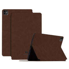 ANNYOJO For iPad Pro 11 (2024) Stand Case Anti-Shock PU Leather Tablet Cover
