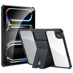 XUNDD For iPad Pro 11 (2024) Case Leather Kickstand TPU + PC Airbag Protection Tablet Cover