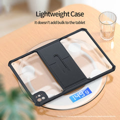 XUNDD For iPad Pro 11 (2024) Case Leather Kickstand TPU + PC Airbag Protection Tablet Cover